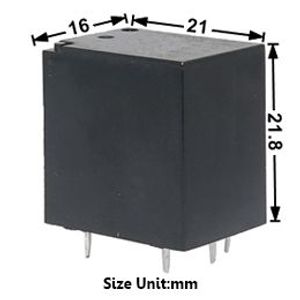 رله 12 ولت 17 آمپر/10 آمپر Yuanze