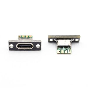 سوکت مادگی 886 Type-C رو پنلی فلزی 4 پین