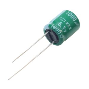 خازن الکترولیتی 1000uF / 6.3V ژاپنی مارک NIPPON
