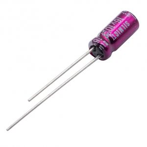 خازن الکترولیتی 10uF / 16V ژاپنی مارک ELNA سری SILMIC II