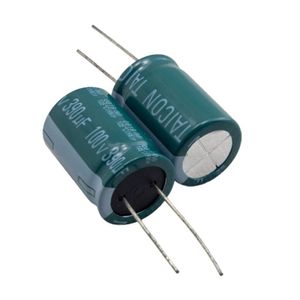 خازن الکترولیتی 390uF / 100V تایوانی مارک TAICON