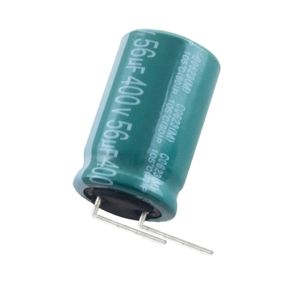 خازن الکترولیتی 56uF / 400V تایوانی مارک TAICON با طول عمر بالا