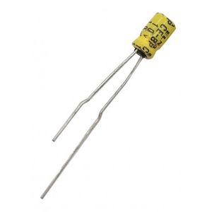 خازن الکترولیتی 10uF / 10V ژاپنی مارک ELNA