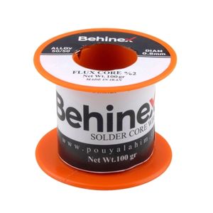 سیم لحیم 0.8mm 100gr مارک بهینکس Behinex آلیاژ 50/50