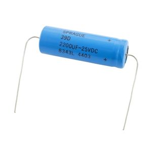 خازن الکترولیتی مقاومتی 2200uF / 25V آمریکایی مارک SPRAGUE