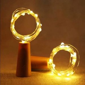 ریسه LED مفتولی سفید آفتابی دو متری طرح درب بطری