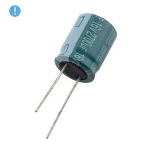 خازن الکترولیتی 2700uF / 16V تایوانی مارک TAICON (OXO)
