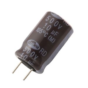 خازن الکترولیتی 10uF / 500V کره ای مارک (SLC) SAMWHA
