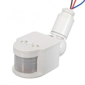 سوئیچ سنسور PIR حرکتی 220V سفید مدل دیواری