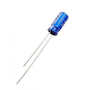 خازن الکترولیتی 100uF / 6.3V ژاپنی مارک ELNA
