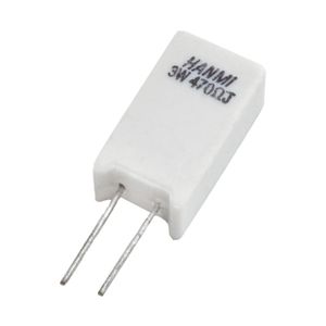 مقاومت آجری ایستاده 470 اهم 3W