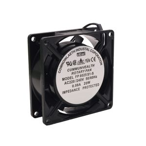 فن 220V فلزی 8x8cm ضخامت 2.5cm
