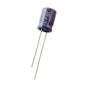 خازن الکترولیتی 220uF / 16V ژاپنی مارک NICHICON