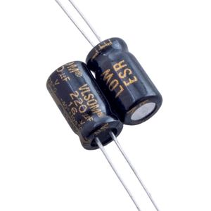 خازن الکترولیتی 220uF / 16V مرغوب تایوانی