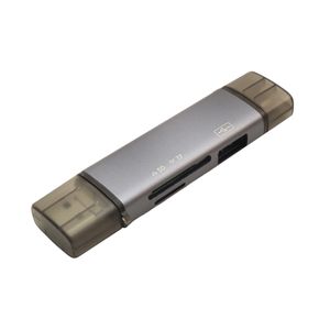 ریدر و هاب چندکاره USB با ورودی Type-C و Micro USB و USB
