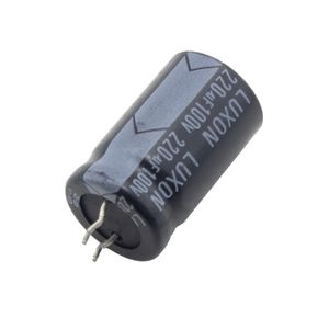 خازن الکترولیتی 220uF / 100V مارک LUXON