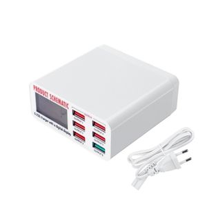شارژر و تستر USB رومیزی 6 خروجی مدل WLX-896