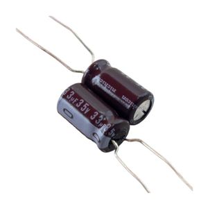 خازن الکترولیتی 33uF / 35V ژاپنی مارک NICHICON