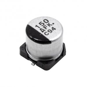 خازن SMD الکترولیت 150uF / 10V سایز 6.3x5.8 مارک Panasonic
