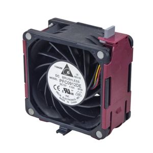 جت فن 12V-3.72A قاب دار سایز 9.2x9.2x3.8cm مارک DELTA ELECTRONICS مدل PFC0912DE
