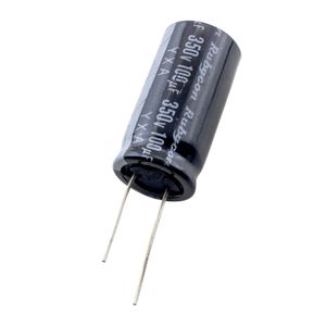 خازن الکترولیتی 100uF / 350V ژاپنی مارک RUBYCON