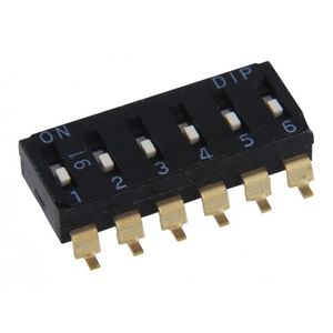 دیپ سوئیچ 6 تایی SMD