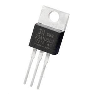 دوبل دیود SBR20A100CT تایوانی مارک Diodes Incorporated پکیج TO-220