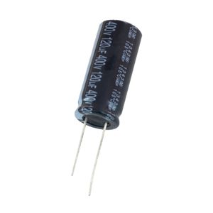 خازن الکترولیتی 120uF / 400V تایوانی مارک TAICON با طول عمر بالا