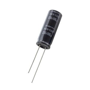 خازن الکترولیتی 100uF / 330V ژاپنی مارک RUBYCON سری PHOTO-FLASH