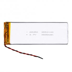 باتری لیتیوم پلیمر 3.7v ظرفیت 3500mAh مارک AHURA کد 3552140