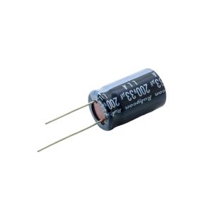 خازن الکترولیتی 33uF / 200V ژاپنی مارک RUBYCON
