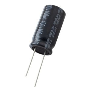 خازن الکترولیتی 100uF / 400V تایوانی مارک TAICON با طول عمر بالا