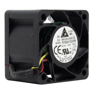 جت فن بلبرینگی 12V-0.81A سایز 4x4x2.8 مارک DELTA مدل FFB0412UHN