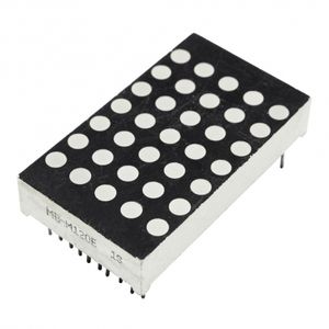 دات ماتریس 5x7 دو رنگ سبز قرمز 39x22mm