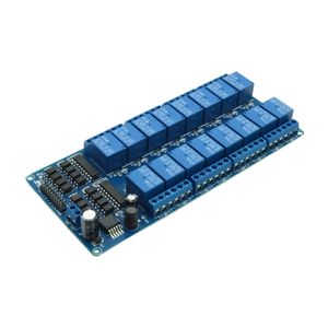 ماژول رله 12 ولت 16 کاناله ایزوله دارای اپتوکوپلر