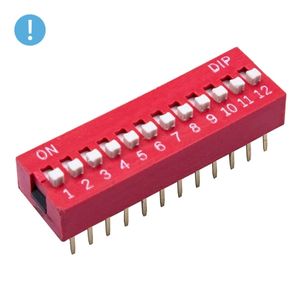 دیپ سوئیچ 12 تایی (OXO) DS-12