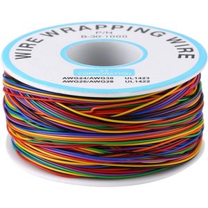 سیم وایرپ WRAPPING حلقه ای هشت رنگ کد B-30-1000