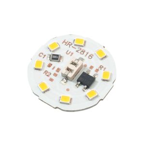 LED DOB سفید طبیعی 220VAC 5W گرد قطر 28mm سوکت دار