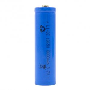 باتری لیتیوم یون 3.7v سایز 18650 پک آبی