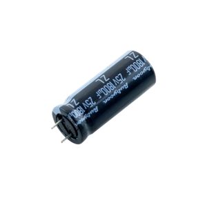 خازن الکترولیتی 1800uF / 25V ژاپنی مارک RUBYCON