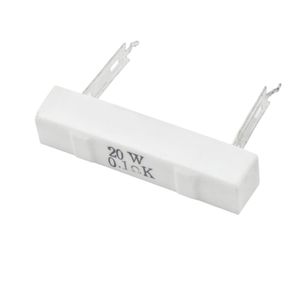 مقاومت آجری 0.1 اهم 20W پکیج CPR20