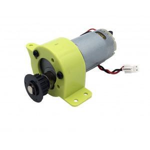 موتور گیربکس 12 ولت 1000RPM مدل DS-37RS395 به همراه پولی و هولدر