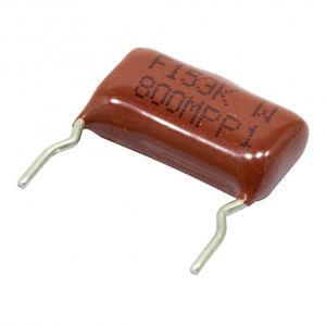 خازن پلی استر %10 / 15nF / 800V بسته500 تایی