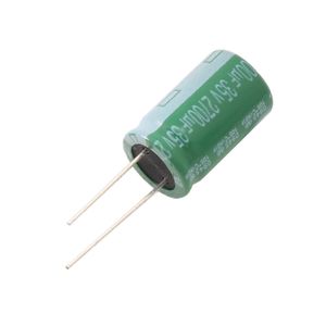 خازن الکترولیتی 2700uF / 35V تایوانی مارک TAICON با طول عمر بالا