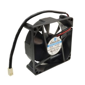 فن 12V دو سیمه سایز 8x8 ضخامت 2.5cm مارک XINRUILIAN مدل RDL8025S