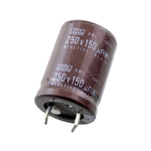 خازن الکترولیتی 150uF / 250V ژاپنی مارک NIPPON
