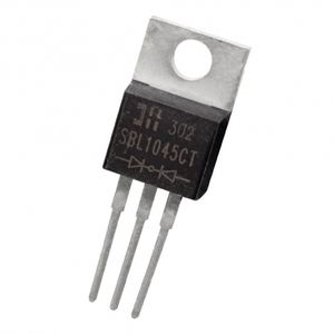 دوبل دیود شاتکی SBL1045CT تایوانی مارک Diodes Incorporated پکیج TO-220