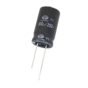 خازن الکترولیتی 100uF / 200V مارک Daewoo