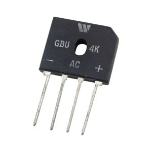 پل دیود 4A-800V تخت شانه ای GBU4K