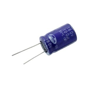 خازن الکترولیتی 100uF / 160V کره ای مارک SAMWHA